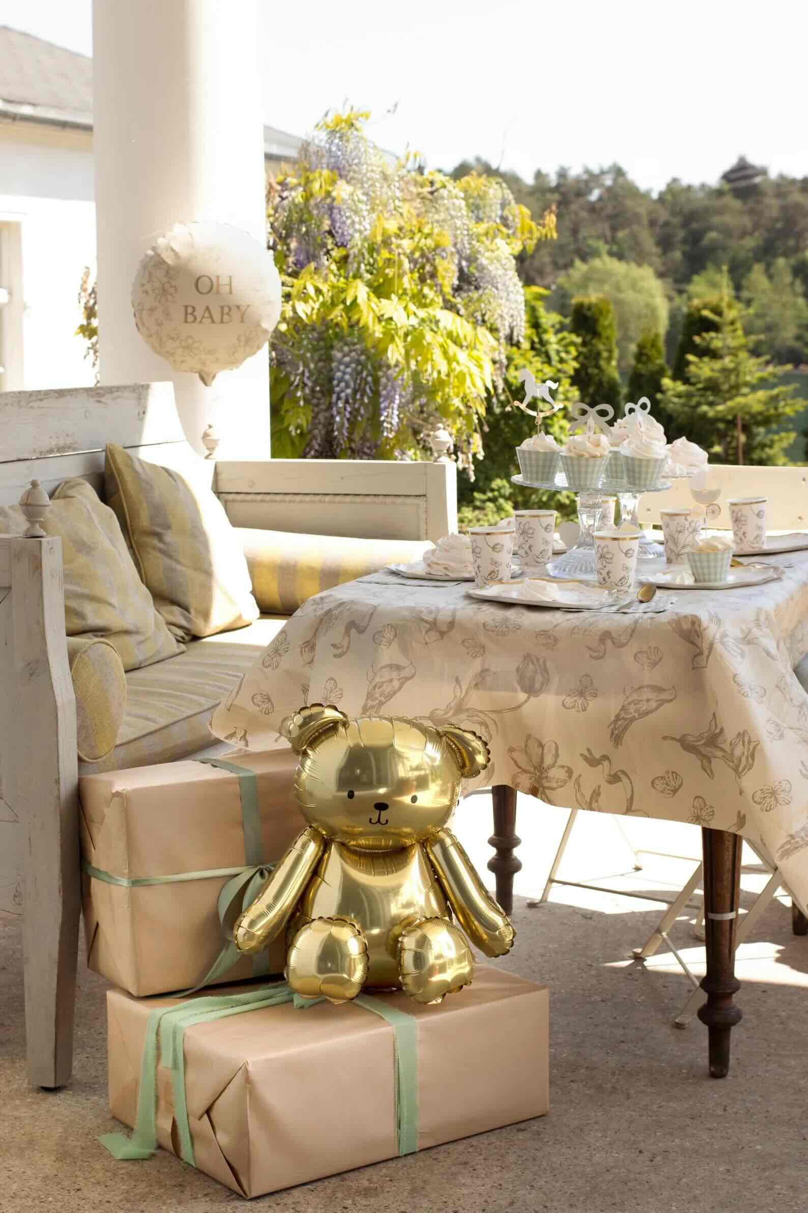 Adorable Gold Bear Balloon