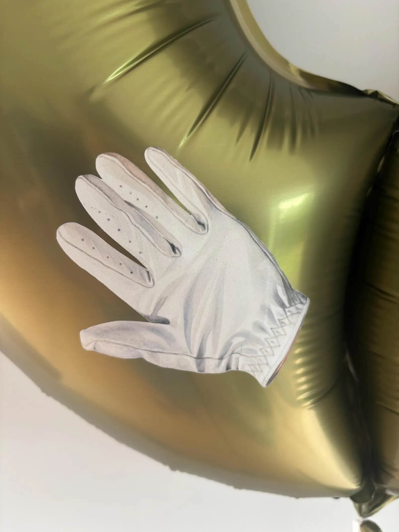 Personalised Golf Themed Number Balloon Set