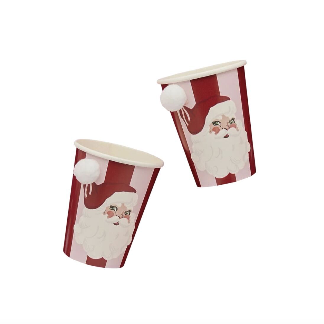 Pink Santa Cups