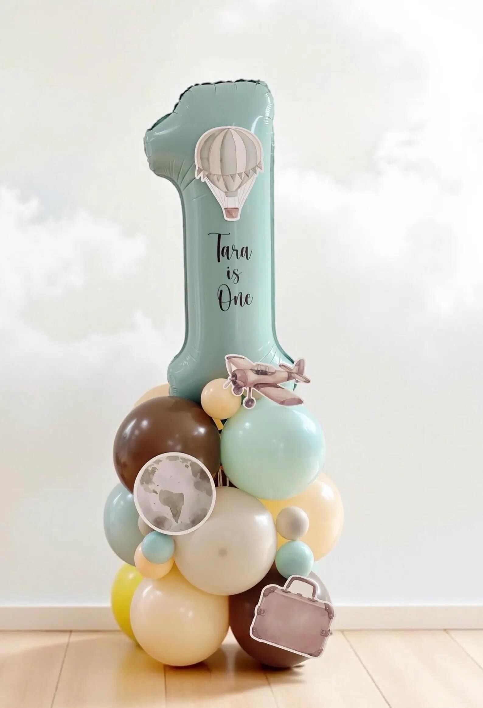 DIY Vintage Travel Balloon Sculpture