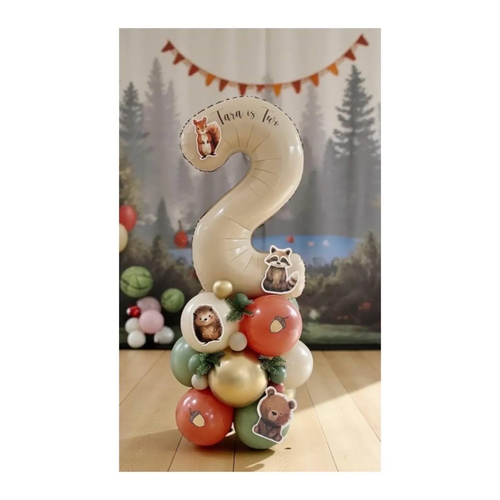 DIY Woodland Balloon Sculpture