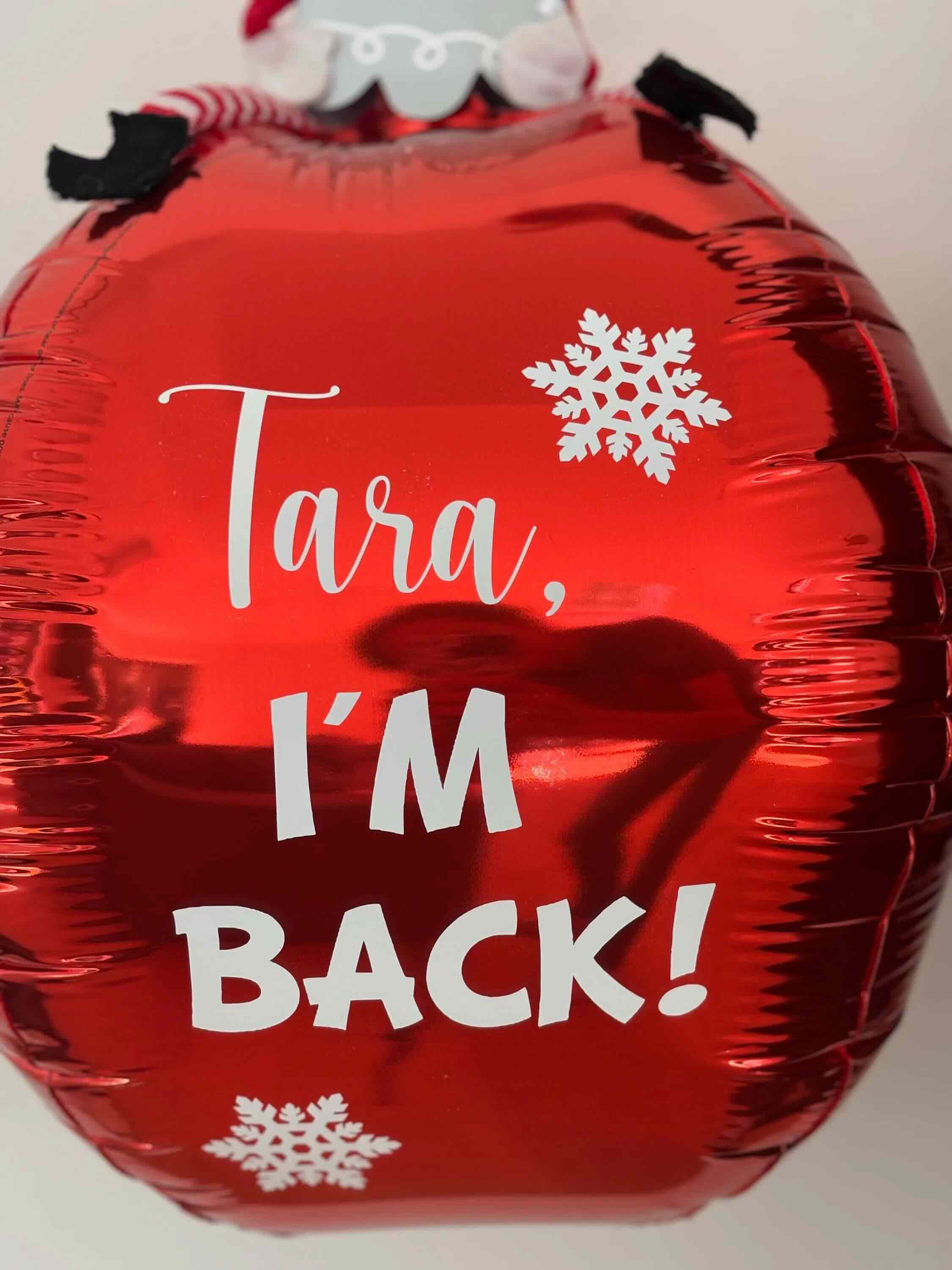 Elf Arrival Balloon Bauble Set